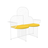Cloud Bench: White + Yellow Seat Pad