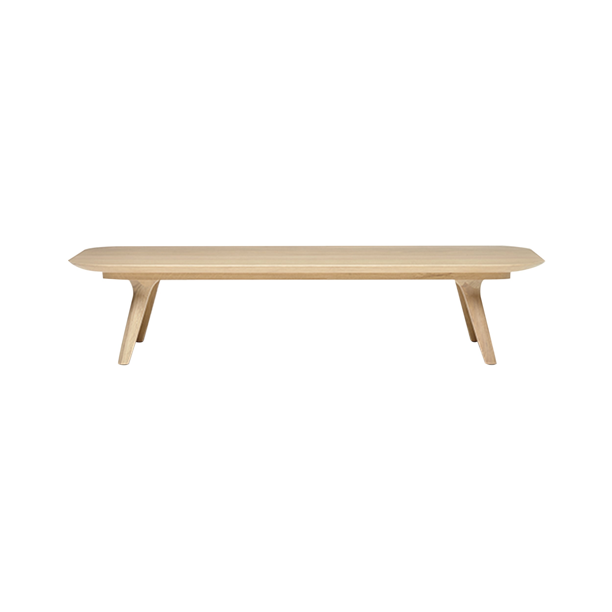 Zio Coffee Table: Rectangle + White Wash