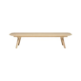 Zio Coffee Table: Rectangle + White Wash